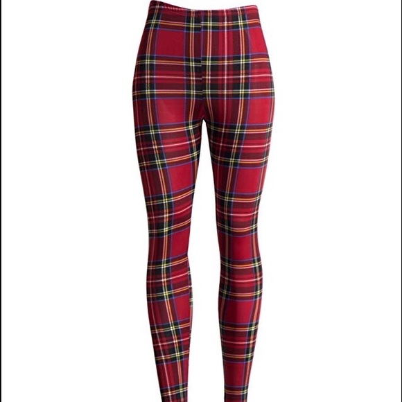 Royal Tartan plaid leggings - Picture 2 of 3
